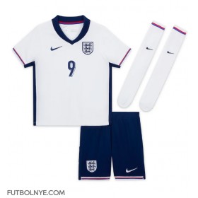 Camiseta Inglaterra Harry Kane #9 Primera Equipación para niños Eurocopa 2024 manga corta (+ pantalones cortos)